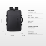 Vaccum Bags - Midnight Black