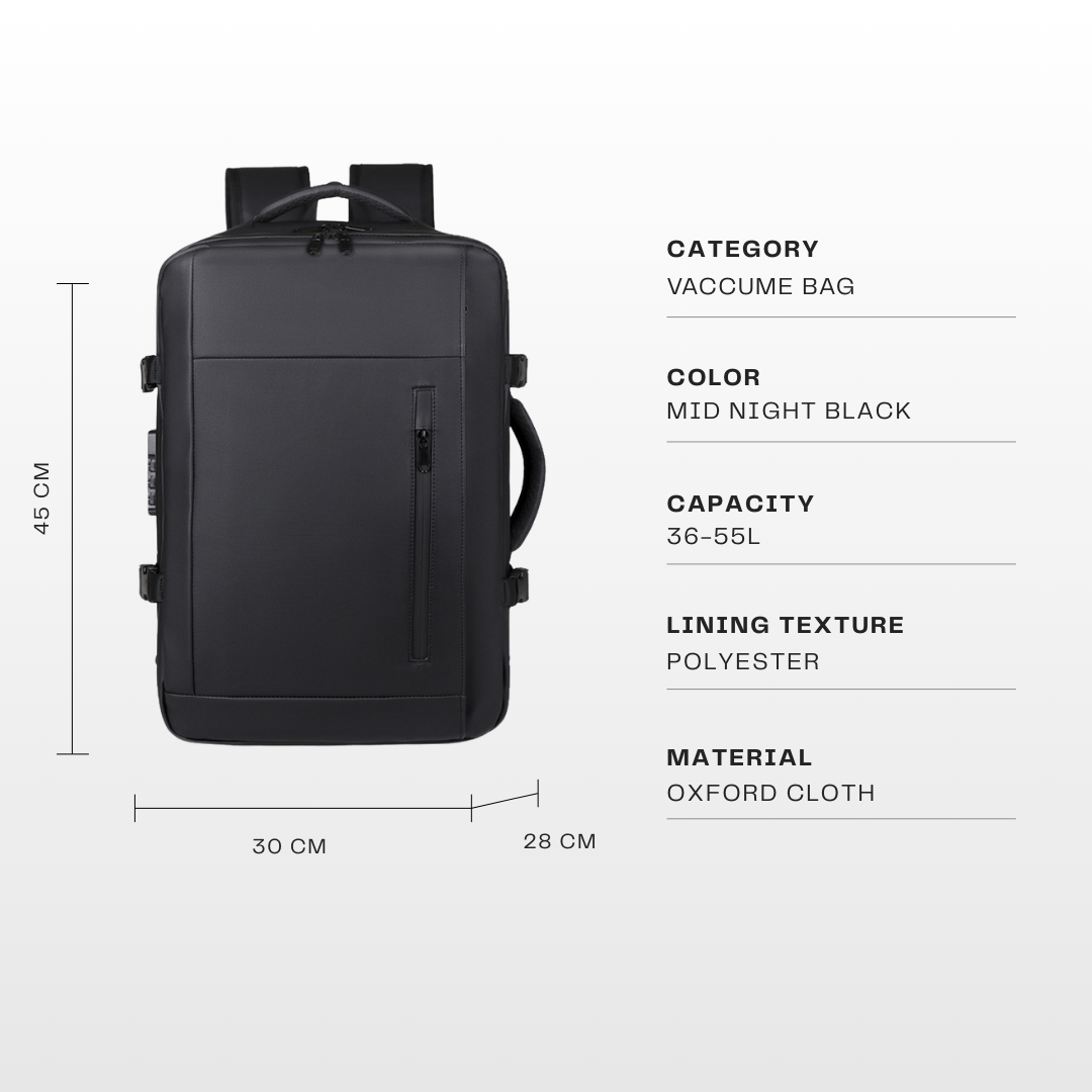 Vaccum Bags - Midnight Black